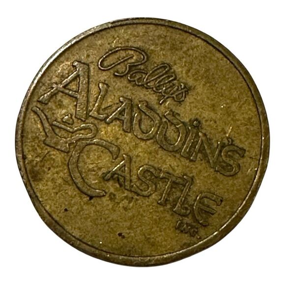 Bally's Aladdin's Castle Token pinball - Picture 1 of 8